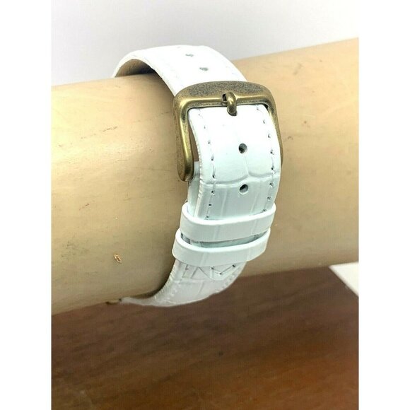Disney Mickey Mouse Women\'s Watch Silver Dial Quartz White Leather Band W001871 main image 5
